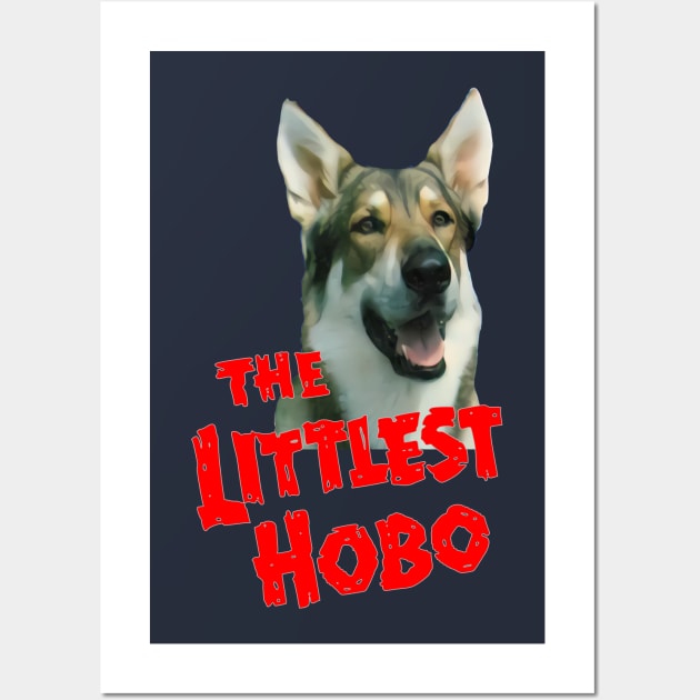 The Littlest Hobo - 60s Kids Tv Show Wall Art by wildzerouk